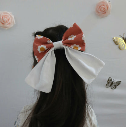 Summer Flower Hair Bow