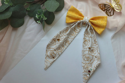 Enchanted Rose Hair Bow