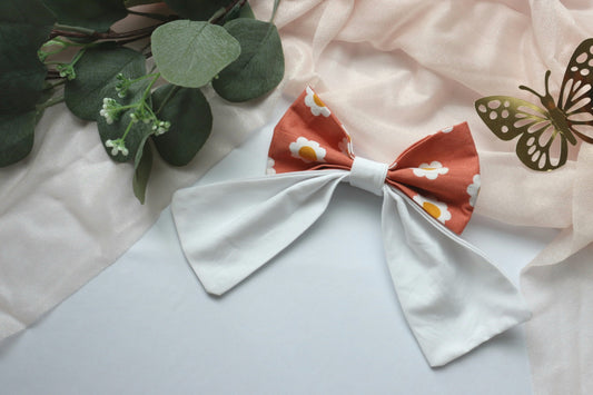 Summer Flower Hair Bow
