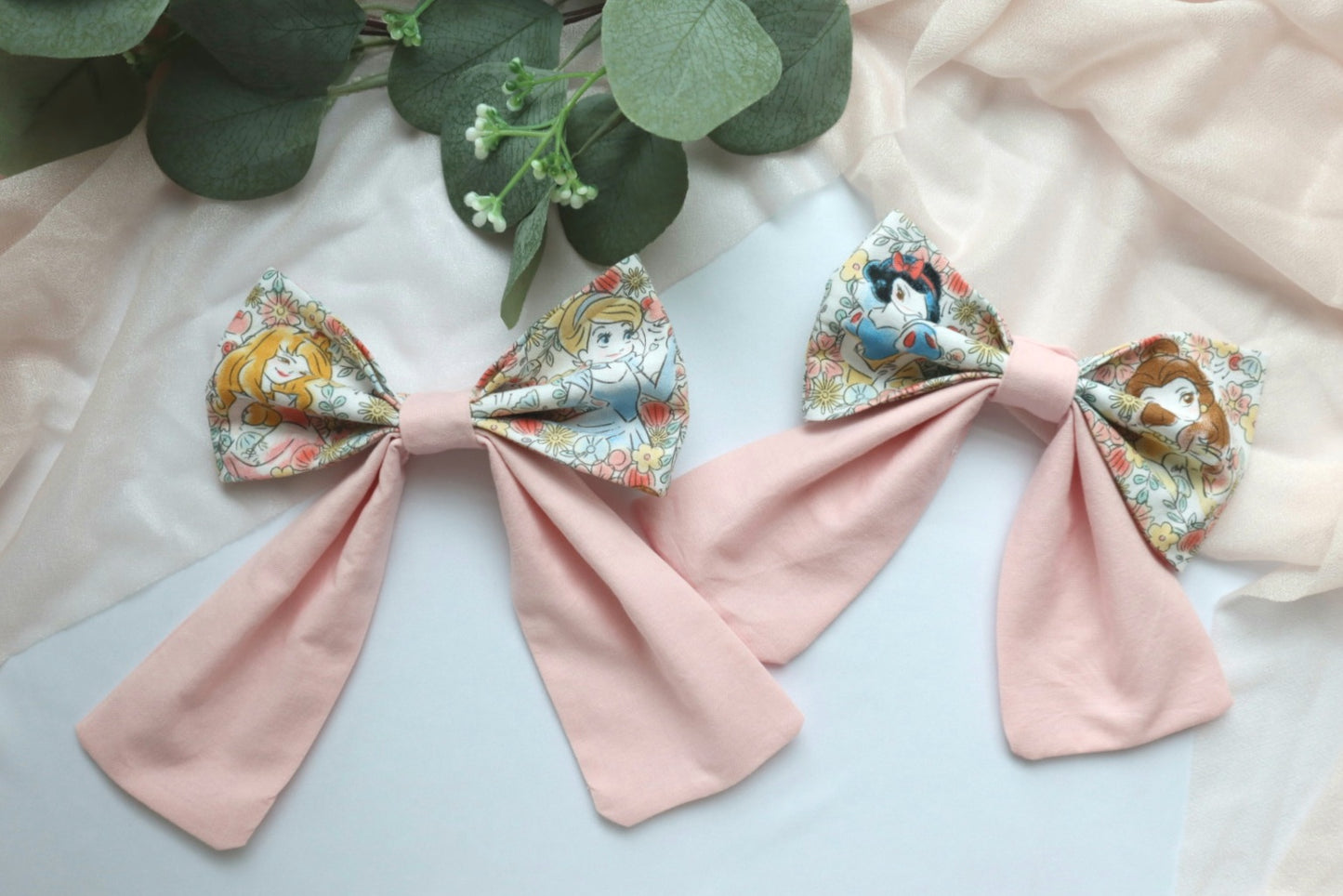 Pink Princess Hair Bow