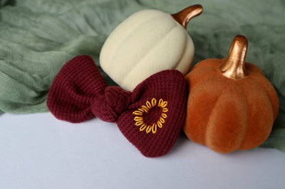 Burgundy Waffle Knits